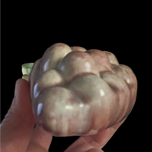 Vintage Grape Cluster Wall Pocket 3D Ceramic Grape Bunch With Leaves Grandma - Picture 4 of 7